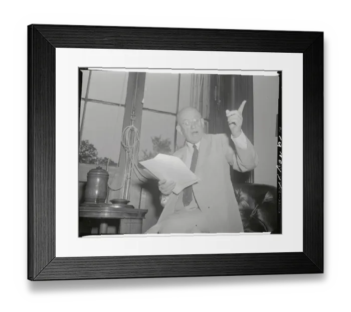 Framed Print : Senator Ralph E. Flanders Framed Print : Senator Ralph E. Flanders