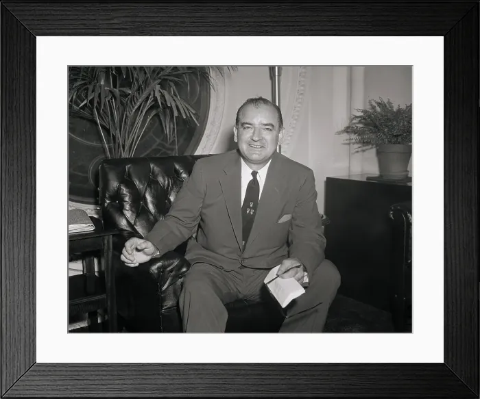 Framed Print : Portrait of Joseph McCarthy Framed Print : Portrait of Joseph McCarthy