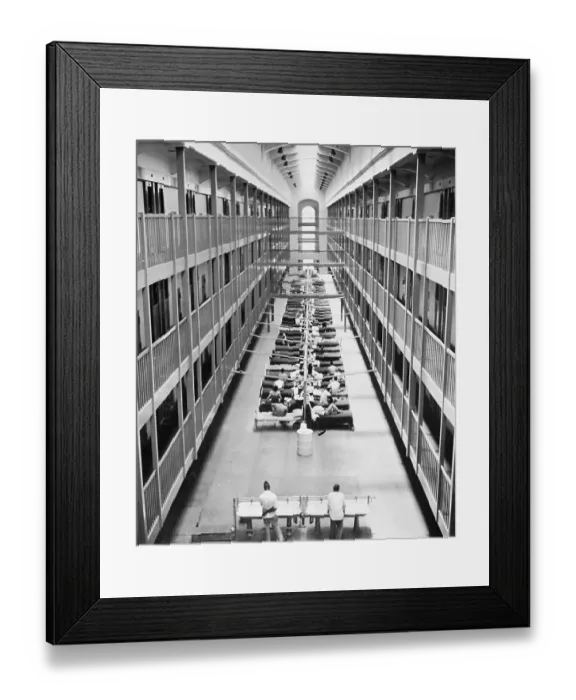 Framed Print : View of Library Like Room in Reformatory Framed Print : View of Library Like Room in Reformatory