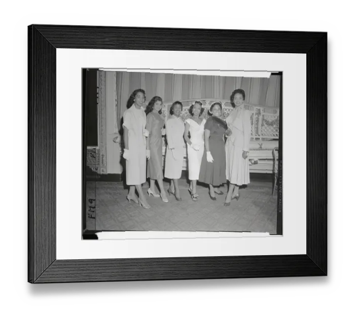Framed Print : Semi-Finalist Posing for Pictures Framed Print : Semi-Finalist Posing for Pictures