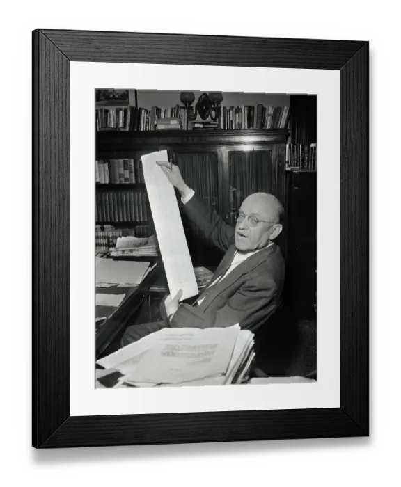 Framed Print : Portrait of Ralph Flanders Framed Print : Portrait of Ralph Flanders