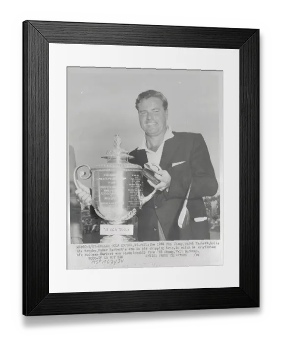 Framed Print : Portrait of Chick Harbert Framed Print : Portrait of Chick Harbert