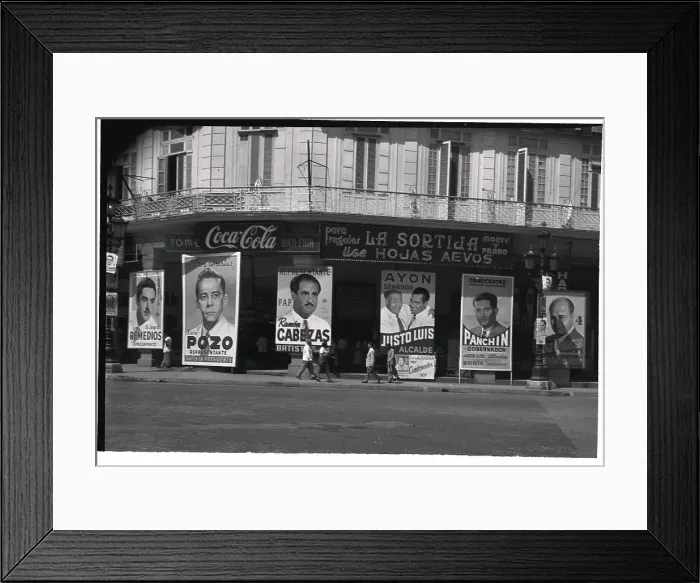 Framed Print : Posters of Candidates Framed Print : Posters of Candidates
