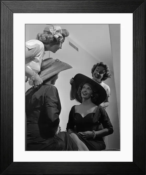 Framed Print : Audrey and Jayne Meadows Framed Print : Audrey and Jayne Meadows