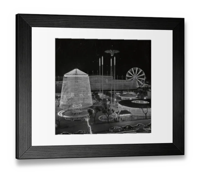Framed Print : View of Steeplechase Park Framed Print : View of Steeplechase Park