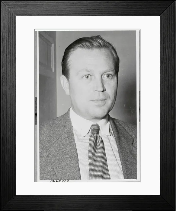 Framed Print : Portrait of Otto John Framed Print : Portrait of Otto John