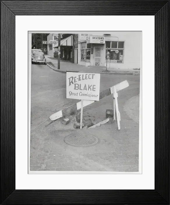 Framed Print : Campaign Sign Framed Print : Campaign Sign