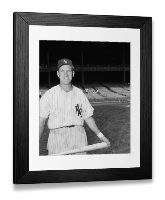 Framed Print : Portrait of Enos Slaughter Framed Print : Portrait of Enos Slaughter