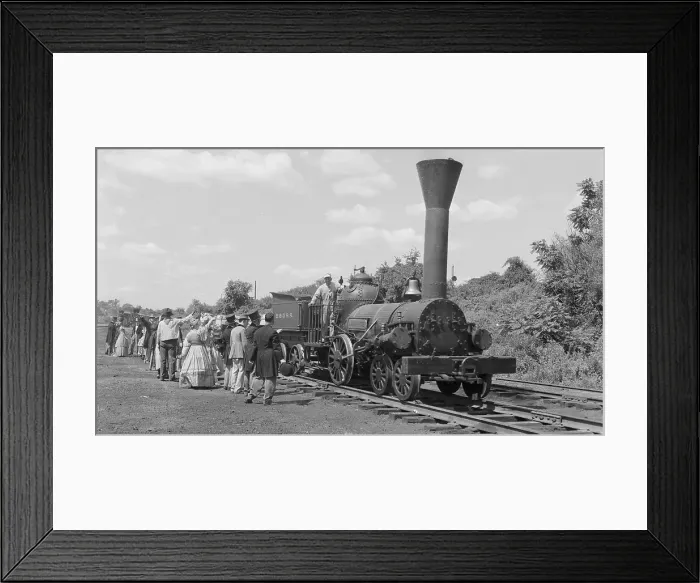 Framed Print : View of Lafayette Locomotive Framed Print : View of Lafayette Locomotive