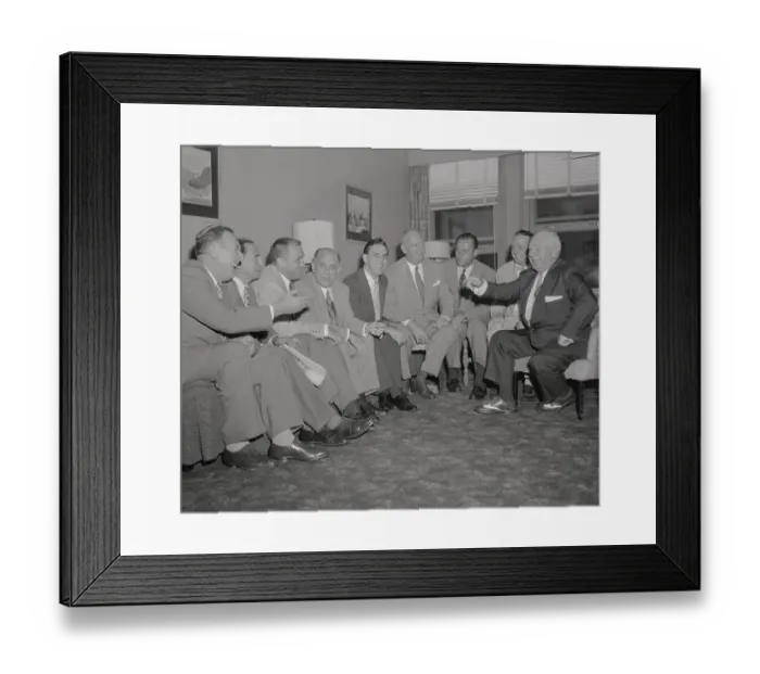 Framed Print : Portrait of National League Members Framed Print : Portrait of National League Members