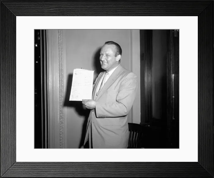 Framed Print : Senator William F. Knowland Framed Print : Senator William F. Knowland