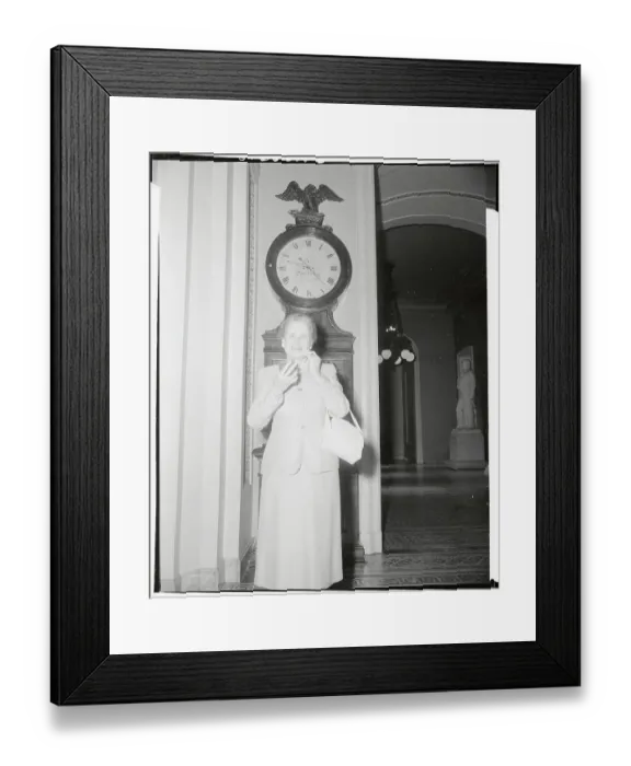 Framed Print : Portrait of Eva Bowring