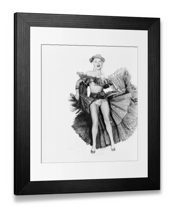 Framed Print : Betty Grable in Dancing Costume Framed Print : Betty Grable in Dancing Costume
