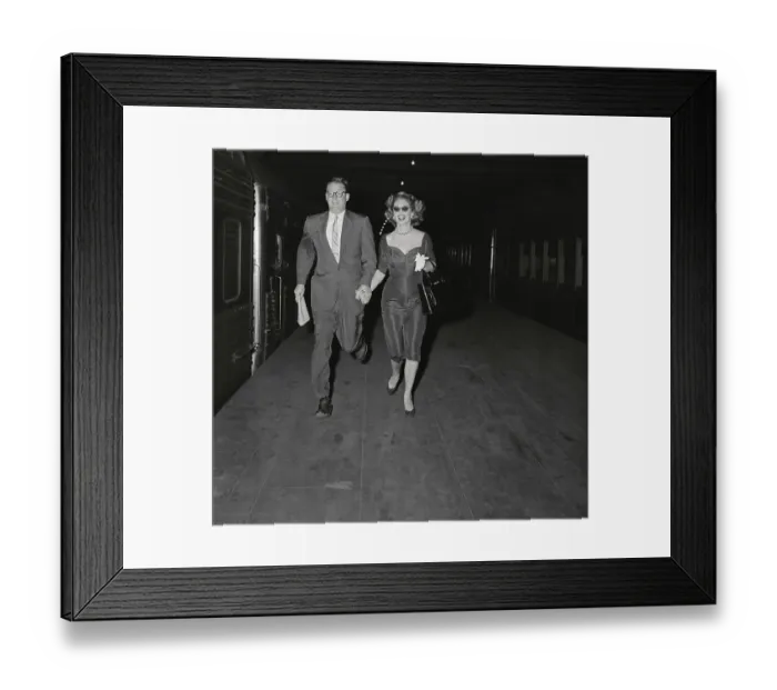 Framed Print : Portrait of Steve Allen and Jayne Meadows Framed Print : Portrait of Steve Allen and Jayne Meadows