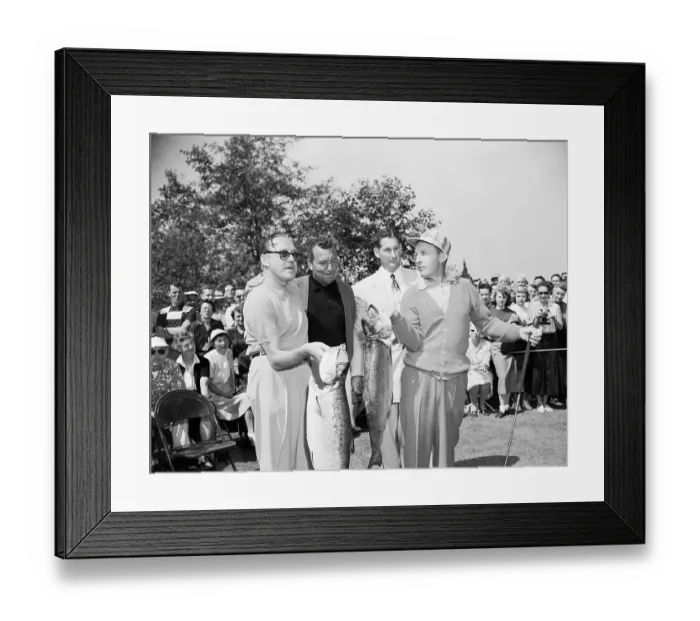 Framed Print : Bing Crosby, Jack Benny at Golf Tournament Framed Print : Bing Crosby, Jack Benny at Golf Tournament