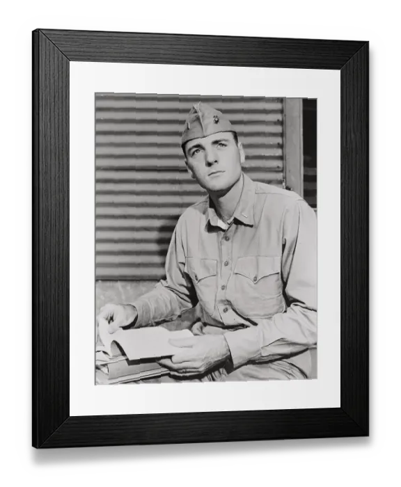 Framed Print : Portrait of Bob Mathias Framed Print : Portrait of Bob Mathias