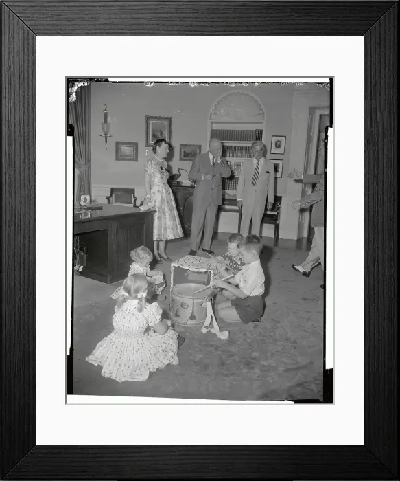 Framed Print : David Eisenhower Beating on Drum Framed Print : David Eisenhower Beating on Drum