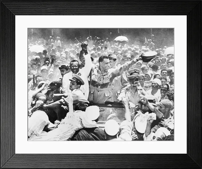 Framed Print : Sudan Prime Minister al-Azhari Visits Egyptian Premier Nasser Framed Print : Sudan Prime Minister al-Azhari Visits Egyptian Premier Nasser