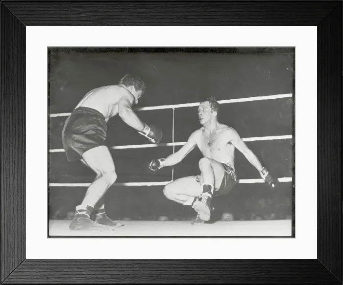Framed Print : Italian and Frenchman Boxing Framed Print : Italian and Frenchman Boxing