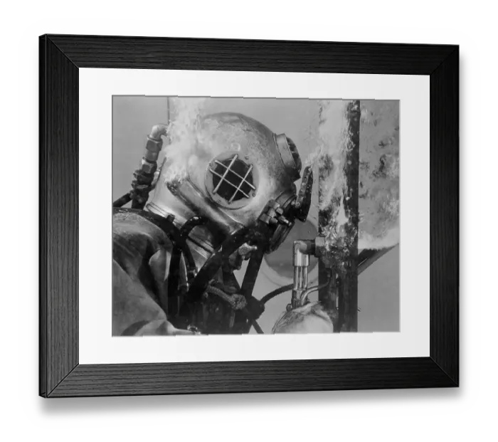 Framed Print : Special Underwater Cutting Torch