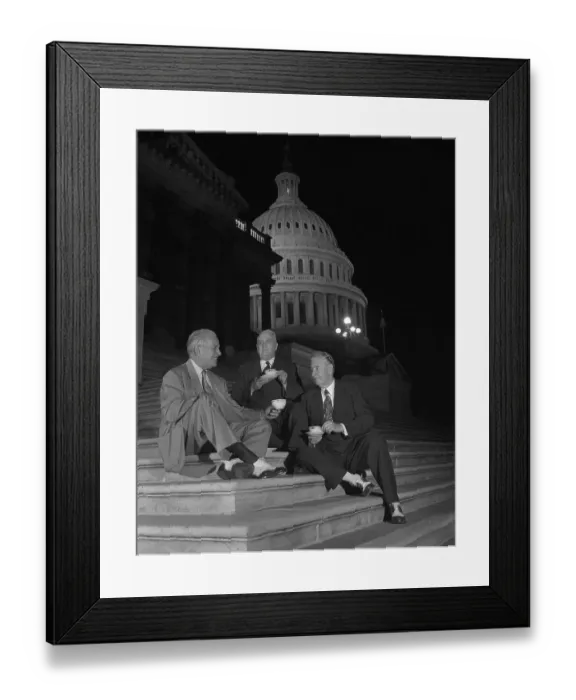 Framed Print : Meeting About the Atomic Energy Act Framed Print : Meeting About the Atomic Energy Act