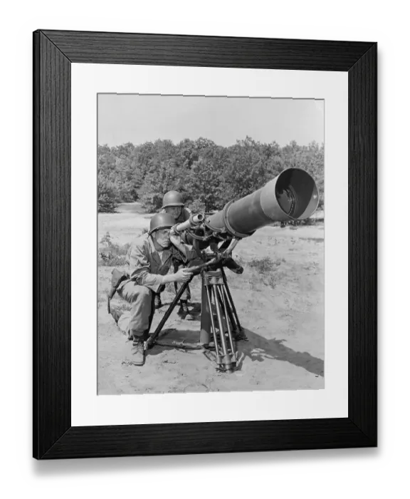 Framed Print : US Army Camera Equipped with Infrared Lens Framed Print : US Army Camera Equipped with Infrared Lens