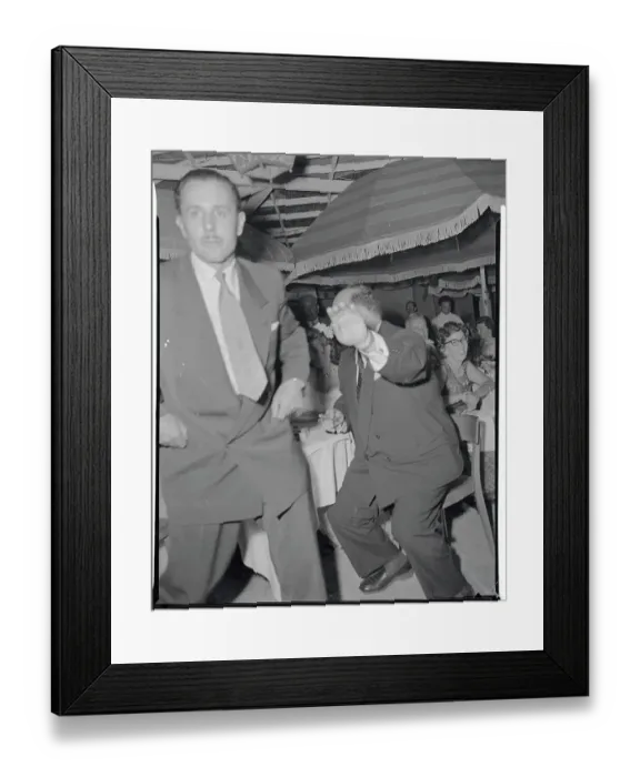 Framed Print : Ex-King of Egypt Farouk Blocking Photographer's View of His Face Framed Print : Ex-King of Egypt Farouk Blocking Photographer's View of His Face