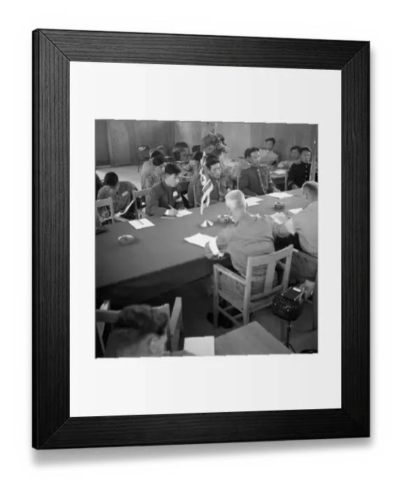 Framed Print : Communist Officials at a Meeting Framed Print : Communist Officials at a Meeting