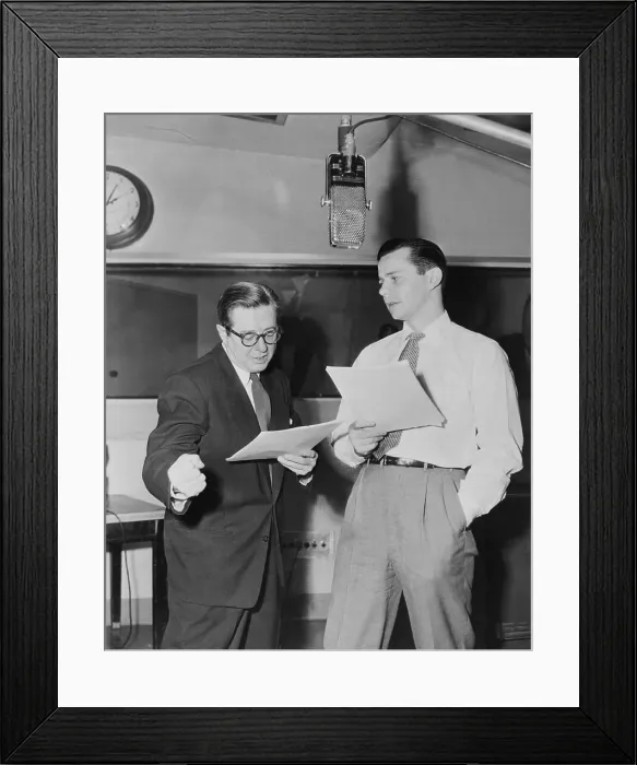 Framed Print : Frank and Robert Readick Framed Print : Frank and Robert Readick