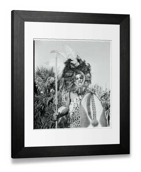 Framed Print : Warrior Greeting Visitors to Africa USA Framed Print : Warrior Greeting Visitors to Africa USA