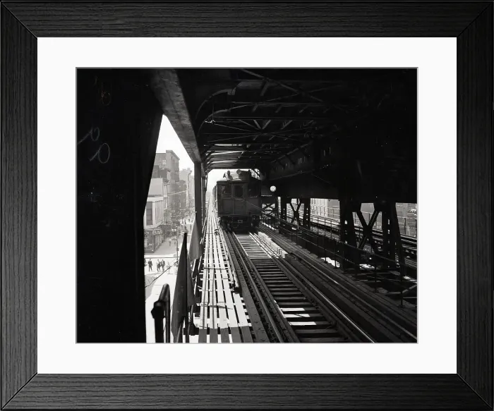 Framed Print : Train Leaving Station Framed Print : Train Leaving Station