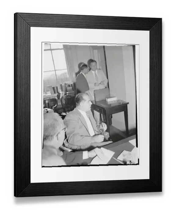 Framed Print : Joseph R. McCarthy with Attorney Framed Print : Joseph R. McCarthy with Attorney