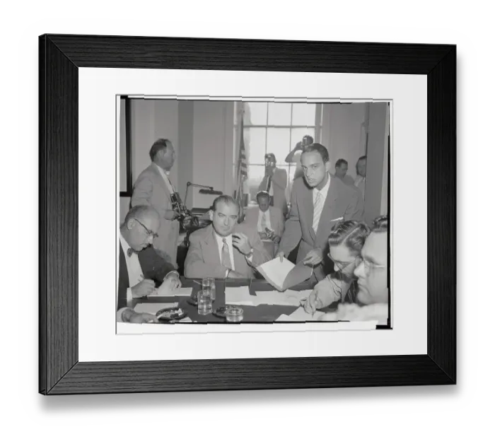Framed Print : Joseph R. McCarthy with Attorney Framed Print : Joseph R. McCarthy with Attorney