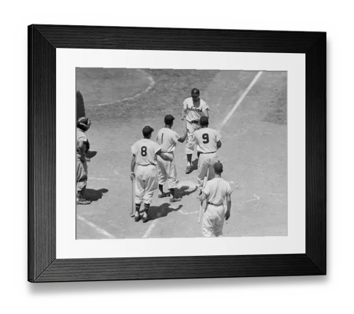 Framed Print : All Star and National Game in Progress Framed Print : All Star and National Game in Progress