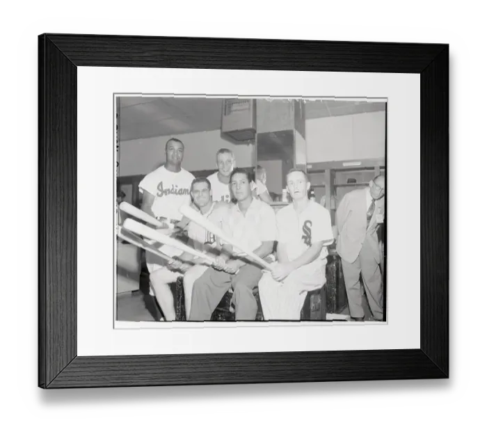 Framed Print : Players in the American League Framed Print : Players in the American League