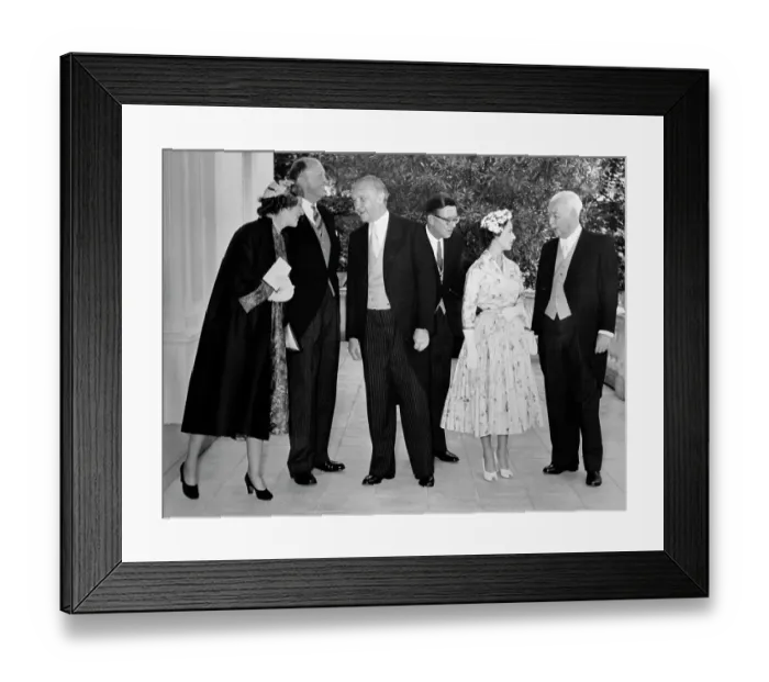 Framed Print : Princess Margaret in West Germany Framed Print : Princess Margaret in West Germany