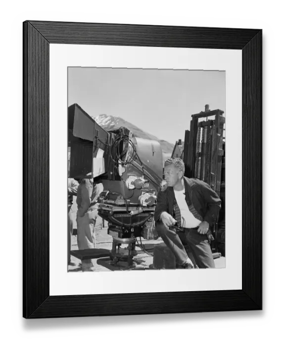 Framed Print : Movie Director Nicholas Ray Framed Print : Movie Director Nicholas Ray