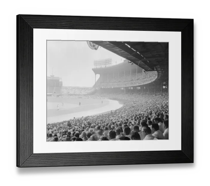 Framed Print : Cleveland Baseball Stadium Framed Print : Cleveland Baseball Stadium