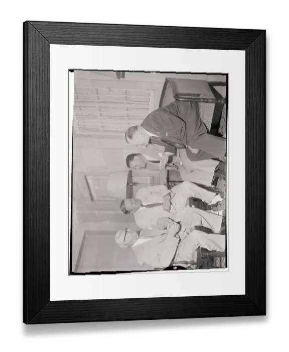Framed Print : Representatives Discussing Mutual Affairs Framed Print : Representatives Discussing Mutual Affairs