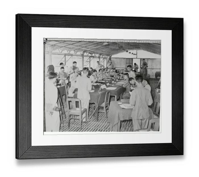 Framed Print : Indochina Truce Conference Framed Print : Indochina Truce Conference