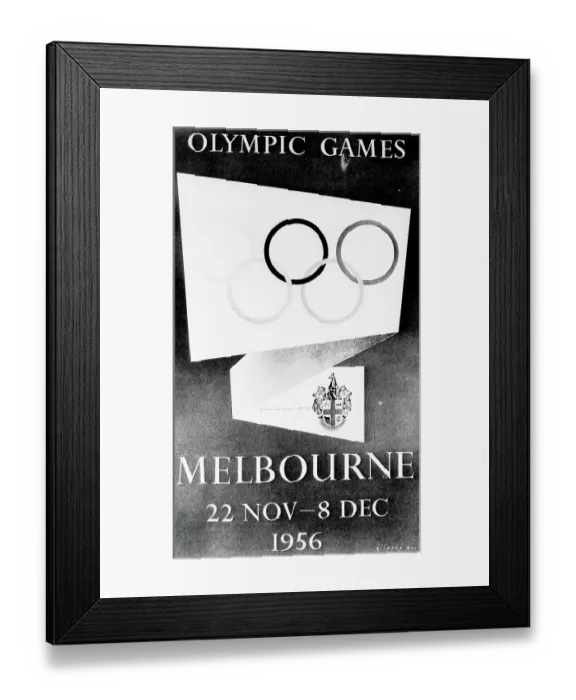 Framed Print : Design for the Olympic Games