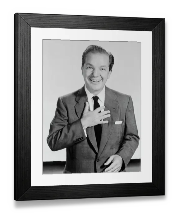 Framed Print : Comedian Joey Adams