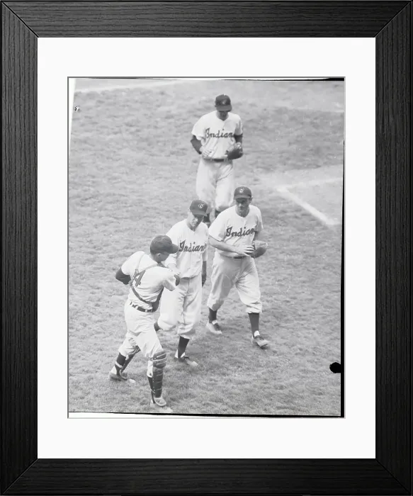 Framed Print : Bob Feller After Win Framed Print : Bob Feller After Win