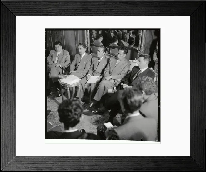 Framed Print : Carlos Castillo Armas with Other Members of Junta Framed Print : Carlos Castillo Armas with Other Members of Junta