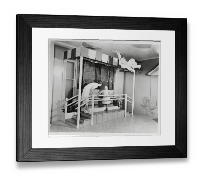 Framed Print : Young Patient Talking with Employee at Treatment Center Framed Print : Young Patient Talking with Employee at Treatment Center