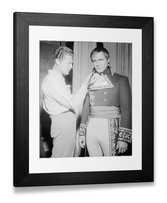 Framed Print : Marlon Brando and Phil Rhodes Framed Print : Marlon Brando and Phil Rhodes