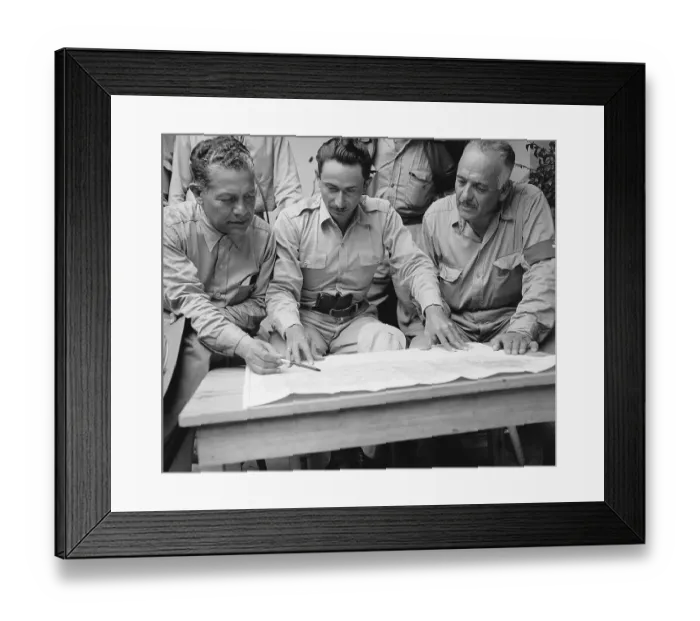 Framed Print : Guatemalan Coup Leaders Framed Print : Guatemalan Coup Leaders