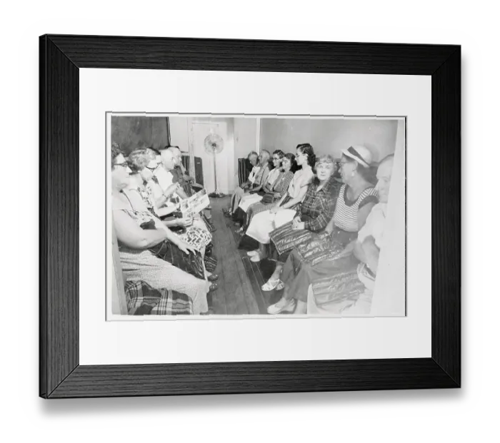 Framed Print : Large Group of Arthritis Patients Sitting at Treatment Center Framed Print : Large Group of Arthritis Patients Sitting at Treatment Center