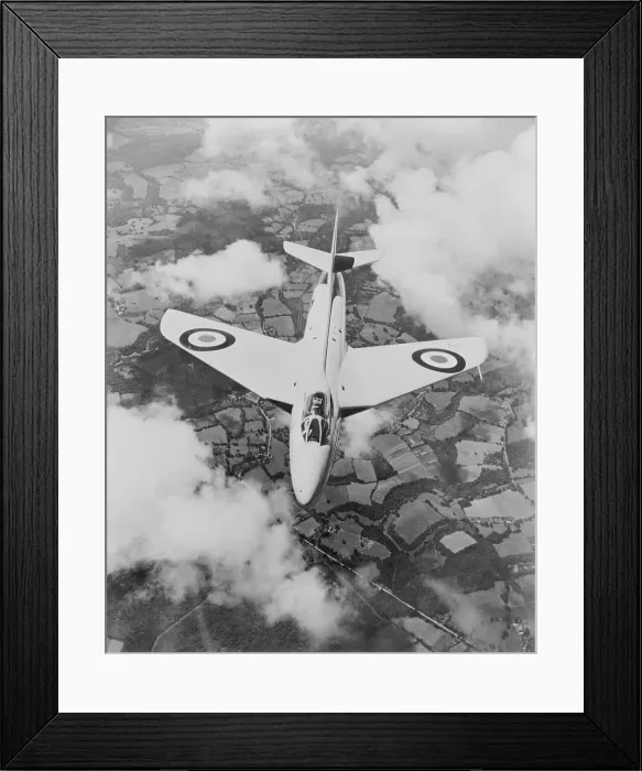 Framed Print : The Hunter Hawker Airplane Framed Print : The Hunter Hawker Airplane