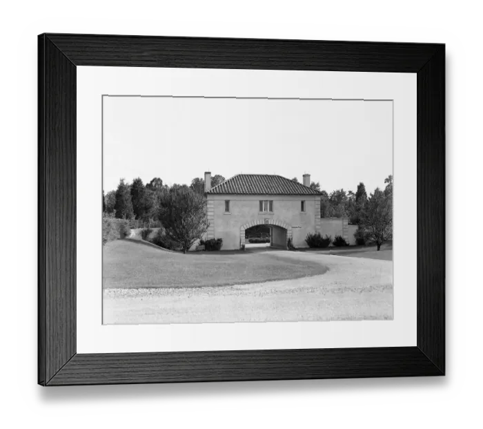 Framed Print : Gatehouse of Joseph P. Kennedy's Home Framed Print : Gatehouse of Joseph P. Kennedy's Home